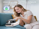 Wireless Intelligent Anti-Mite Cleaner 10000Pa Super Suction, Dual Washable Dust Cups V1232-SBCMJ001