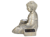 Home Buddha Garden Light Solar Powered Zen Buddha Garden Statue for Yard Garden Patio Deck V1294-YM0523-3117210197611