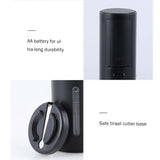 Electric Wine Bottle Opener Tool Automatic - Cordless Corkscrew - Foil Cutter V238-SUPDZ-39511638212688