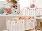 Baby Crib Bumper Set - Set of 2 - Bed Bumper - Bed Side Protectors - Anti-Bump Edge - Breathable V1188-MS101-01381-1