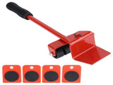 Furniture Mover Lifter Easy Slides Heavy Duty Transport Lifting Roller Tool with Ripping Bar V1294-YM0901-3117200157311
