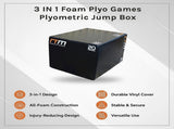 3 IN 1 Foam Plyo Games Plyometric Jump Box V63-834131