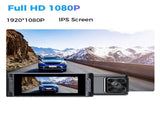 Dual Channel Dash Cam Front and Interior, 3.16 Inch Screen 1080P Recording with WiFi App, Infrared V1366-AZ2-W-14743