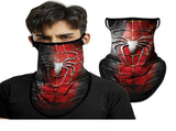 5pc Neck Gaiter Face Mask with Ear Loops Bandana Face Mask Scarf Face Cover for Men Women V1369-AZ3-W-05971
