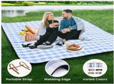 Waterproof Picnic Blanket, Foldable Sand-Free Portable Outdoor Blanket for Park Beach Camping V1237-ZY-917-315