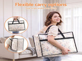 Artiss Blanket Storage Bags 8Pcs 40L PVC Box Clothes Doona Moving Organiser BLS-DIY-PVC01-TPX8