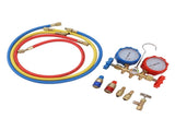 Air Conditioning Pressure Gauge R410 22 134A 3 Way AC Diagnostic Manifold Gauge Tube Set for Freon V1294-YM0706-3114230080411