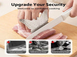 Stainless Steel Finger Guard, 2026 Upgrade Finger Protector for Cutting, Cute Butterfly & Bear V1258-DP02-F-401