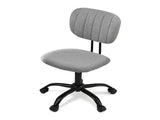 Artiss Armless Office Chair with Wheels, Ergonomic 360&deg Swivel Home Office Desk Chair, Height OCHAIR-M-1142-GY