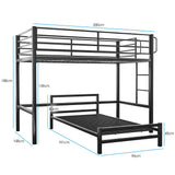 KINGSTON SLUMBER Single Loft Bed And Single Underbed, Multifunctional, Space Saving with Fixed V219-BEDSBBKSL7GA