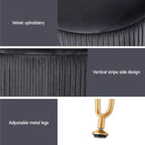 Artiss Ottoman Storage Foot Stool Vanity Velvet Round Grey FS-B-ST03-VEL-GY