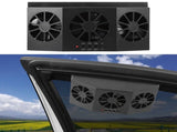 Portable Solar Powered Car Ventilator Automobile Air Vent Ventilation Cooling Fan V1294-YM0901-3113200083311