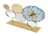 Entrance Hall Desktop Iron Ornament with Mirror Living Room Entrance Hall Decoration for Home Hotel V1294-YM0706-3115230058011