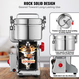 VEVOR 1000g Commercial Spice Grinder Electric Grain Mill Grinder High Speed V952-DDDPSGWYMJ10GU5ZEV3