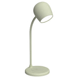 Kreafunk Ellie Lamp W/ Qi Charger And Bluetooth Speaker - Dusty Olive V398-KFEW08