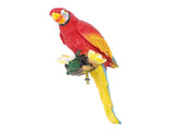 Parrot Decor Statue Figurine Scarlet Macaw Sculpture Birds Garden Courtyard Decoration V1294-YM0901-3111250017511