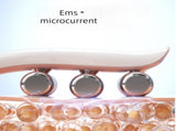 Electric EMS Microcurrent Facial Roller - 3-Level V-Face Contouring Device - Rechargeable Skin V888-ELOSUNG57277