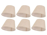 6PCS Linen Fabric Lamp Shade Cover Cylindrical Lampshade with Iron Support for Household Light V1294-YM0715-3119220085111