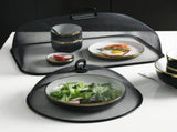 Food Cover Dense Mesh Design 180 Degree Rotatable Simple Iron Food Screen with Handle for Home V1294-YM0715-3118220091511