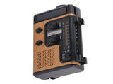 Portable LED Solar Hand Crank Radio 2000mAh AM FM SW Emergency Weather Radio with Flashlight V1294-YM0523-3119220033711