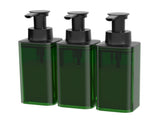 3 Chamber Soap Dispenser Wall Mount Manual Shampoo Liquid Container Leakproof Pump Head Extended V1294-YM0901-3112250034012