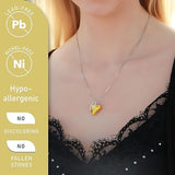 Infinity Love Heart Necklace, Birthstone Necklace for Women, Jewelry for Women with Healing V1164-325790