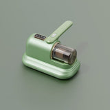 Green Wireless Mite Vacuum Cleaner with UV Light - High Suction Handheld Bed Dust Mite Remover V888-ELOSUNG51232
