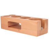 Wood Coffee Filter Tamper Holder Multifunction Wooden Coffee Tamper Mat for 2.3in Coffee Machine V1294-YM0523-3113220079511