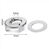 60 Sets Marine Grade Twist Lock Fasteners Turn Button Eyelet and Stud, for Canvas Fastener Turn V1192-AZ-W-28610