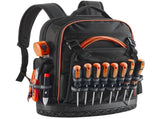 Tool Backpack, 64 Pockets, Heavy-duty Tools Storage Organizer Work Bags with Laptop Compartment & V952-GJBB1416INCHEILMT001V0