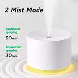 Small Humidifiers 2000mAh Desktop Personal Humidifiers,780ml Humidifiers for Bedroom,2 Mist V1366-AZ2-W-04440