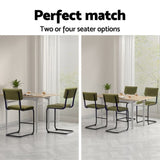 Artiss 4x Bar Stools Velvet Chairs Green BA-HY-005-GNX4