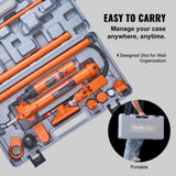 10 Ton Porta Power, Portable Hydraulic Jack with 4.6 ft/1.4 m Oil Hose, Auto Body Frame Repair V952-F10TPAPUNBR70YJJIV0