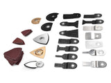 105Pcs/Set Oscillating Saw Blades Kit Quick Release Multitool Accessories for Wood Soft Metal V1294-YM0901-3111210258111