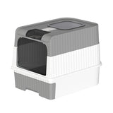 Large Enclosed Cat Litter Box with Drawer and Scoop - Odor Control, Removable Tray, Easy Clean V888-ELOSUNG10170