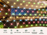 Jingle Jollys Christmas Lights 5Mx3M Net String Light 600 LED Colourful Beads XMAS-NE1000-4X6-MC