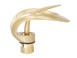 Waterfall Bathroom Faucet Single Handle Hot Cold Bathroom Sink Faucet Vanity Faucet Snake Head Shape V1294-YM0901-3112240011612
