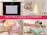 Homaxy 100% Cotton Kitchen Towels and Dishcloths Set V1258-DP02-F-136