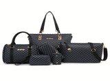 Women'S Handbag Set Large Capacity Tote Bag Shoulder Bag For Women Crossbody - Khaki - Size 35-13-28 V1347-127-43258-KHK-35-13-28