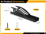 4PCS Jack Stand Storage Rack, Heavy Duty Metal Wall Mount Holder, Stable Jack Stand Holder for V1192-AZ-W-18416