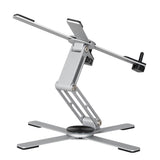 Levede Portable Laptop Stand 360 Rotating Bracket Foldable Aluminum Desk Riser TV1012-SL-AU