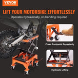 VEVOR Hydraulic Motorcycle Lift Table 350 LBS Dirt Bike Scissor Jack Stand V952-MTCSJJYYBF350G0E1V0