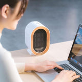 1200W ceramic PTC electric fan heater, two temperature settings, overheat protection, rapid heating, V1188-MS-227-2614