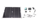 Solar Water Pump Kit 50W Solar Panel 22W Water Fountain Pump with Battery Box Timing Controller V1294-YM0706-3114230091111