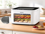 Devanti Food Dehydrator Machine 5 Tray Mini Fruit Dryer Maker White FD-E-309D-5T-WH
