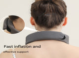 Remote Control Grey Multi-Mode Cervical Traction Neck Massager with Heat Therapy V888-ELOSUNG28539