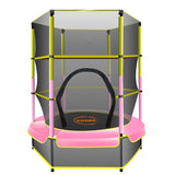 Kahuna Mini 4.5 ft Trampoline Yellow Pink TRA-FJP-45-YLPK