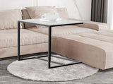 C-Shaped Marble Accent Side Table V767-JJ-XZ776