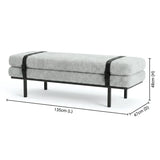 Interior Ave - Porter Bench - Light Grey V355-IA-OCC-POR-GRY
