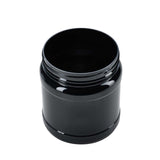 10x 1.5L Wide Mouth Plastic Jars and Lids Black - Empty Protein and Powder Tubs V238-SUPDZ-40411688829008